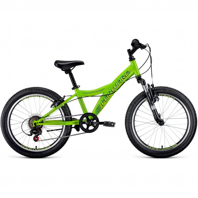 Велосипед FORWARD DAKOTA 20 2.0 (2020) зеленый 74819 ZELENYII
