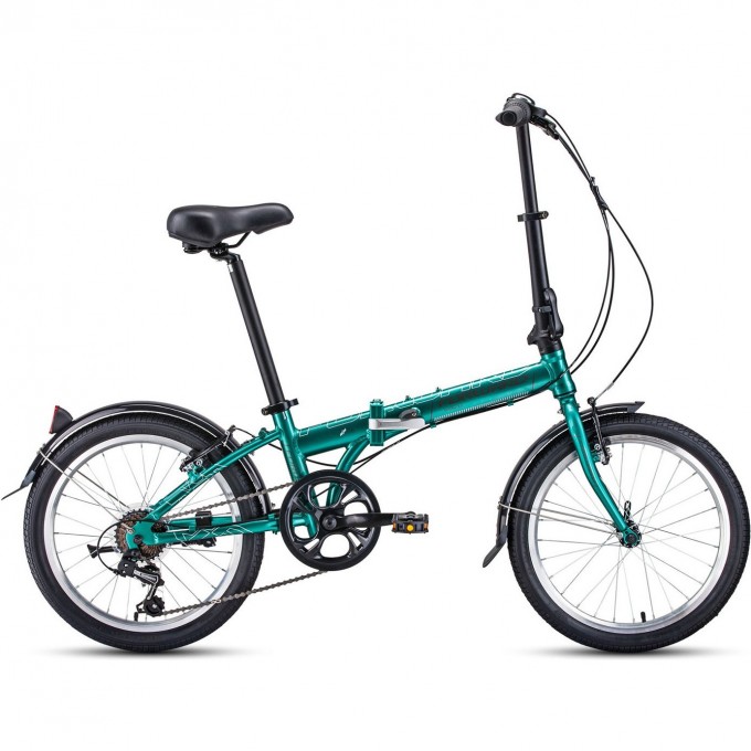 Велосипед FORWARD ENIGMA 20 2.0 (2020) зеленый/коричневый 75154 ZELENYII/KORICHNEVYII