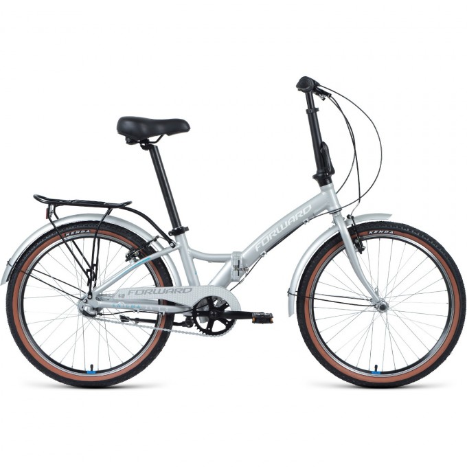 Велосипед FORWARD ENIGMA 24 3.0 (2022) серебристый/белый 95289 SEREBRISTYII/BELYII