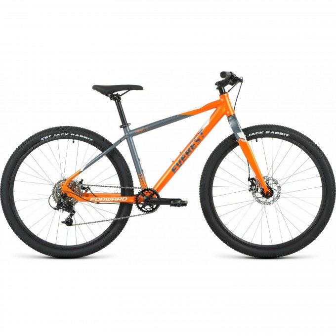 Велосипед FORWARD EVEREST 29 (2021) оранжевый/серый мат. 75505 ORANJEVYII/SERYII MAT.