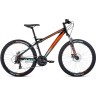 Велосипед FORWARD FLASH 26 2.2 disc (2021) черный/оранжевый с рамой 19" 75187 CHERNYII/ORANJEVYII 19