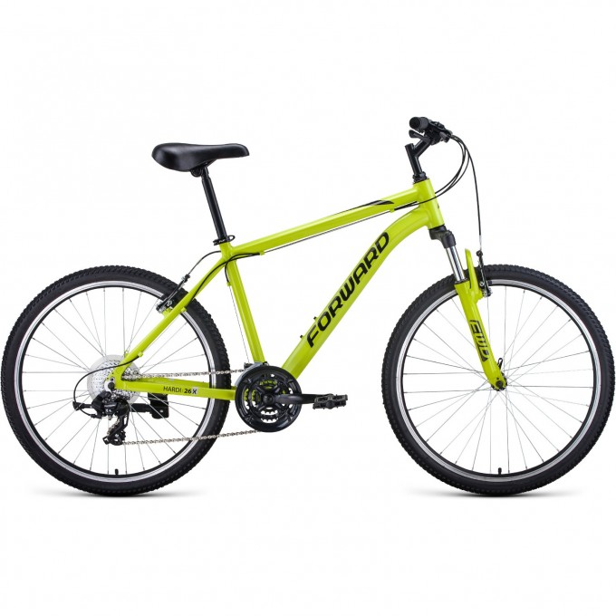 Велосипед FORWARD HARDI 27,5 X D (2022) ярко-желтый/черный 95299 YARKO-JELTYII/CHERNYII