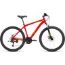 Велосипед FORWARD KATANA 27,5 D (27,5" 24 ск. рост. 18") 2023, ярко-красный/желтый IB3F7Q164BRDXYE