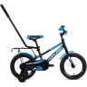 Велосипед FORWARD METEOR 14 (2022) черный/синий IBK22FW14248