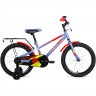 Велосипед FORWARD METEOR 18 (2020) серо-голубой/красный 79085 SERO-GOLYBOI/KRASNYII