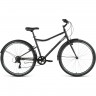 Велосипед FORWARD PARMA 28 (2021) черный матовый/белый 74439 CHERNYIIMAT/BELYII
