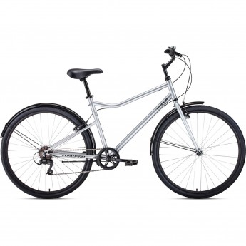 Велосипед FORWARD PARMA 28 (2021) серый/черный
