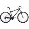 Велосипед FORWARD SPORTING 27,5 1.0 (2021) черный/серебристый с рамой 15" 74417 CHERNYII/SEREBRISTYII 15