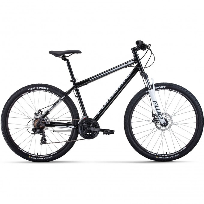 Велосипед FORWARD SPORTING 27,5 2.0 disc (2020) черный/белый с рамой 17" 74811 CHERNYII/BELYII 17