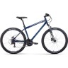 Велосипед FORWARD SPORTING 27,5 3.0 disc (2021) темно-синий/серый с рамой 17" 74419 TEMNO-SINII/SERYII 17