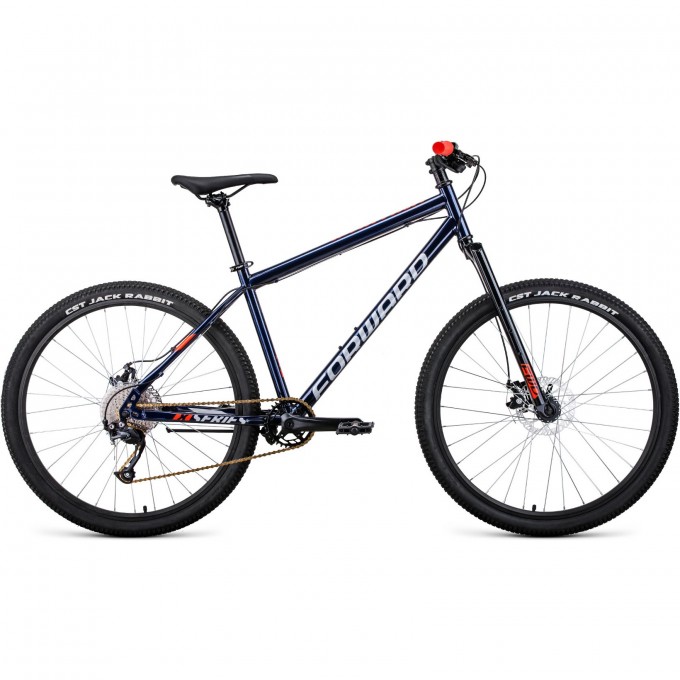 Велосипед FORWARD SPORTING 27,5 X D (2022) темно-синий/красный с рамой 17" 94970 SINII/KRASNYII 17