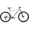 Велосипед FORWARD SPORTING 27,5 XX D (2022) серебристый/черный с рамой 17" 94971 SEREBRISTYII/CHERNYII 17