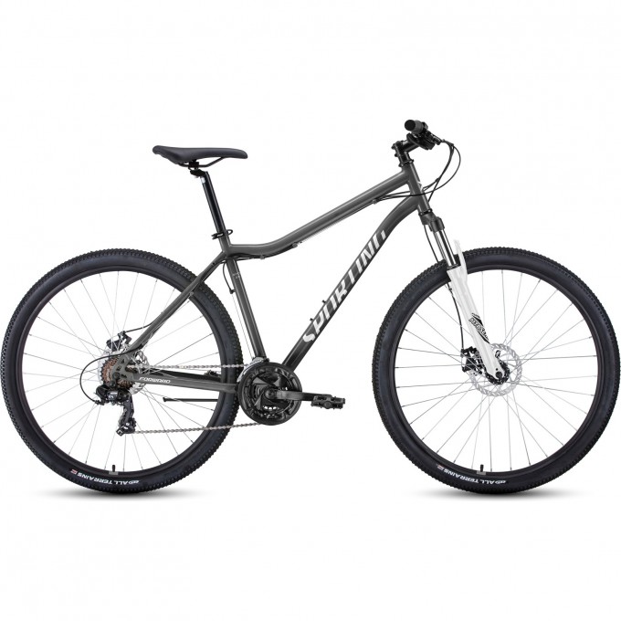 Велосипед FORWARD SPORTING 29 2.0 D (2022) черный/белый с рамой 17" 94946 CHERNYII/BELYII 17