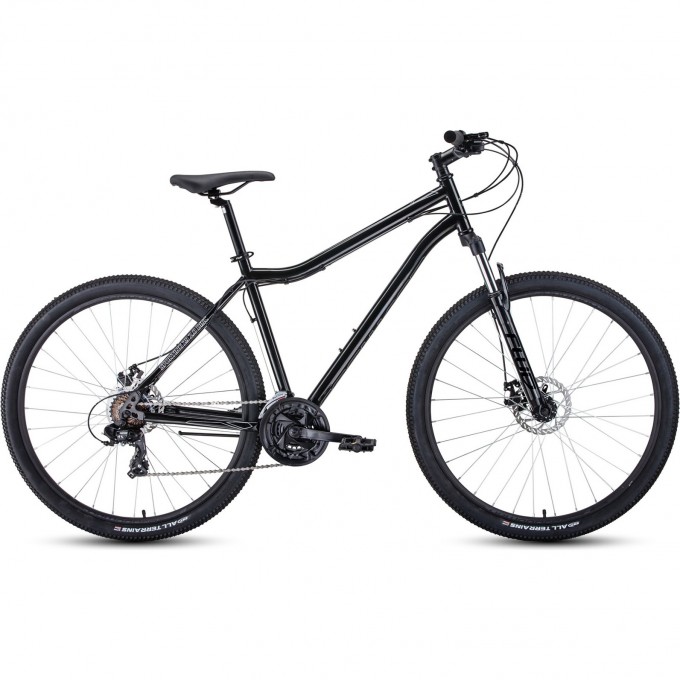 Велосипед FORWARD SPORTING 29 2.0 disc (2021) черный/темно-серый с рамой 17" 74420 CHERNYII/SERYII  17