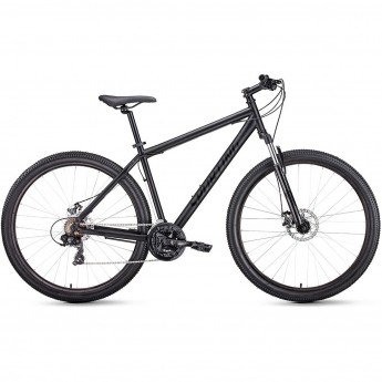 Велосипед FORWARD SPORTING 29 2.1 D 29", рама 17" черный/темно-серый 2023