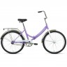 Велосипед FORWARD VALENCIA 24 1.0 (2021) фиолетовый/серый 74425 FIOLETOVYII/SERYII
