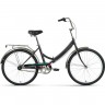 Велосипед FORWARD VALENCIA 24 3.0, рама 16", 2022, черный/красный RBK22FW24082