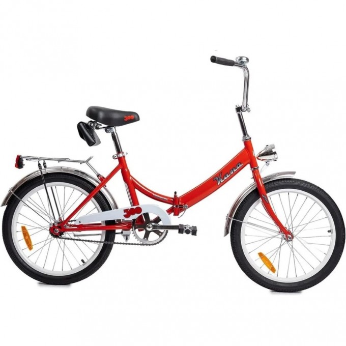 Велосипед складной FORWARD KAMA 20 (20" 1 ск. рост. 14") 2023, красный RB3K013E8XRDXWH
