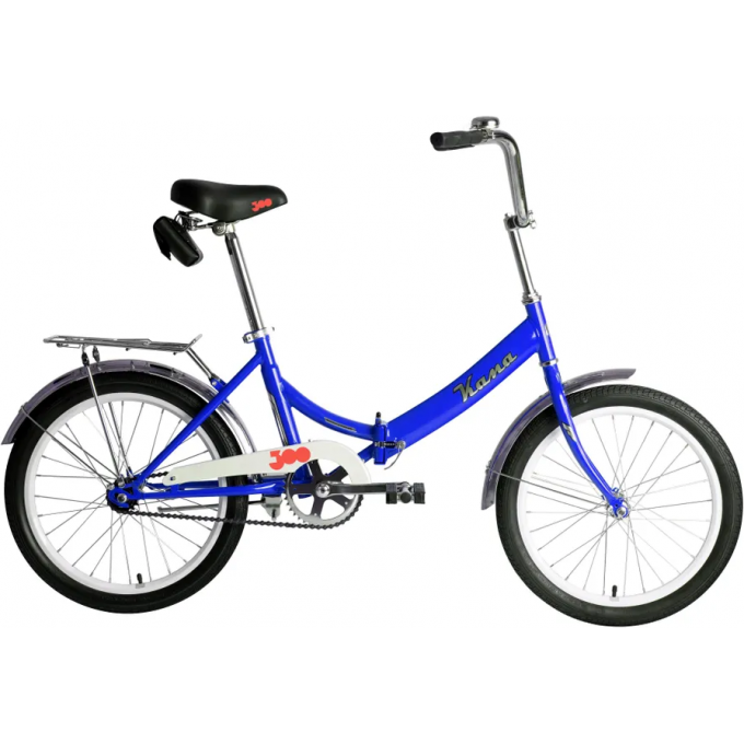 Велосипед складной FORWARD KAMA 20 (20" 1 ск. рост. 14") 2023, синий/серебристый RB3K013E9XBUXSR